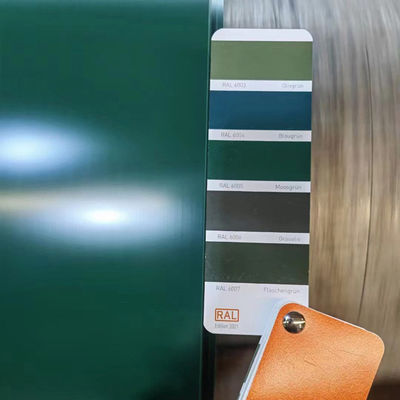 ซื้อ ASTM A755 CGCC เหล็กม้วนเคลือบสี Dx51d+Z Ppgi เหล็กม้วน online manufacture