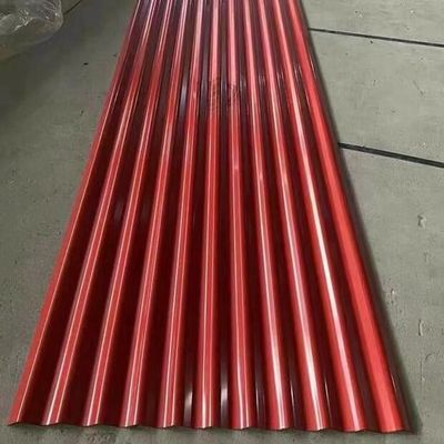 ซื้อ แผ่นหลังคาเคลือบสีคลื่น 0.28 มม. มาตรฐาน ASTM A755 / EN 10346 online manufacture