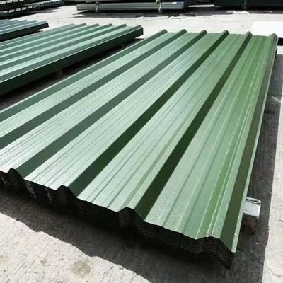 ซื้อ แผ่นหลังคาเคลือบสี 0.11-0.7 มม. สีเขียวสีแดงสีเหลืองเคลือบ online manufacture