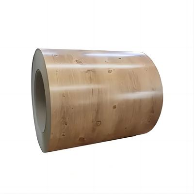 ซื้อ CGCC ลายไม้ที่ทาสีก่อน PPGI ลายไม้ที่มีเนื้อเยื่อเหล็ก การผลิตออนไลน์