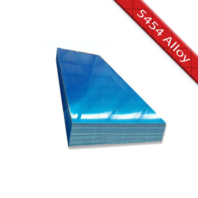 ซื้อ ASTM B209 AA5454 แผ่นอลูมิเนียมเสร็จกระจก สําหรับเรือบรรทุกน้ําเหลว การผลิตออนไลน์