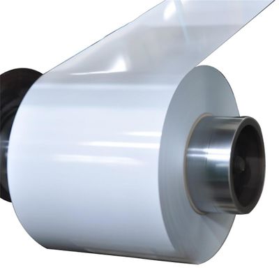CGCC 0.2-2mm 9016 สี PPGI เหล็กม้วนเคลือบสี White Steel Coil