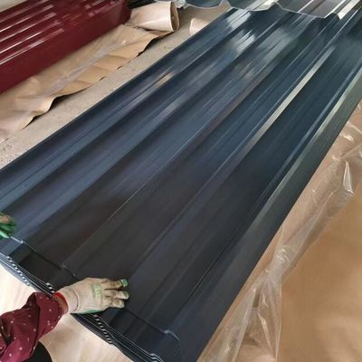 แผ่นเหล็กเคลือบสังกะสีสำเร็จรูป 4x8 ฟุต 28 เกจ CGCC / ASTM A755