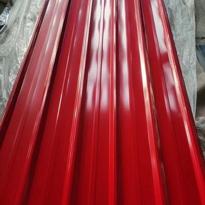 แผ่นกระดาษลูกฟูกเคลือบสี Astm Ppgi RAL ความกว้างสี 600-1250 มม.