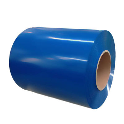 3104 สายสลัด ความหนา 1.2 มิลลิเมตร สีพอลิเอสเตอร์ อลูมิเนียม Roofing Coil For Construction Material