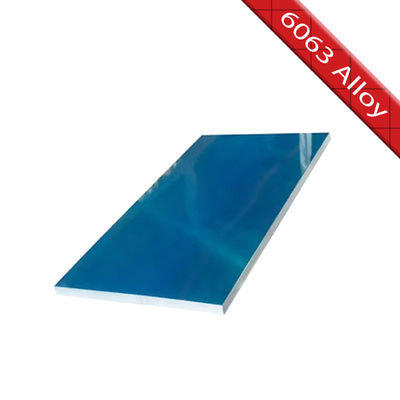 ความต้านทานต่อการกัดกรองสูง 6063 แผ่นสกัดอลูมิเนียม 6063 แผ่นอลูมิเนียม